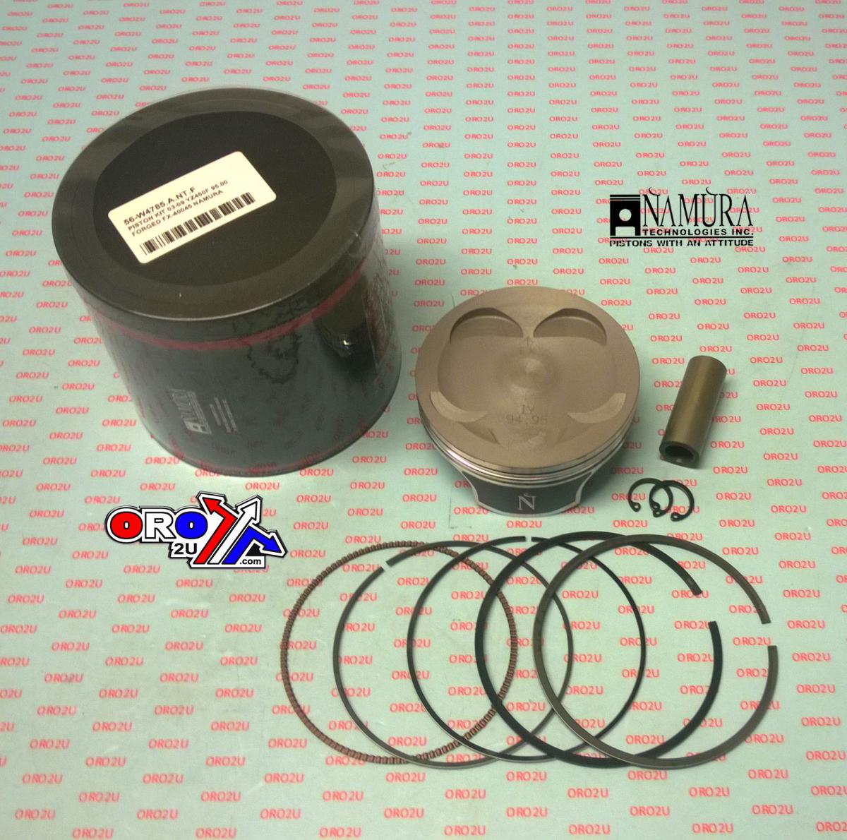 NAMURA 95mm PISTON KIT C YAMAHA YZ450F 03-09, WR450F 03-09, GAS GAS EC450F 13-15
