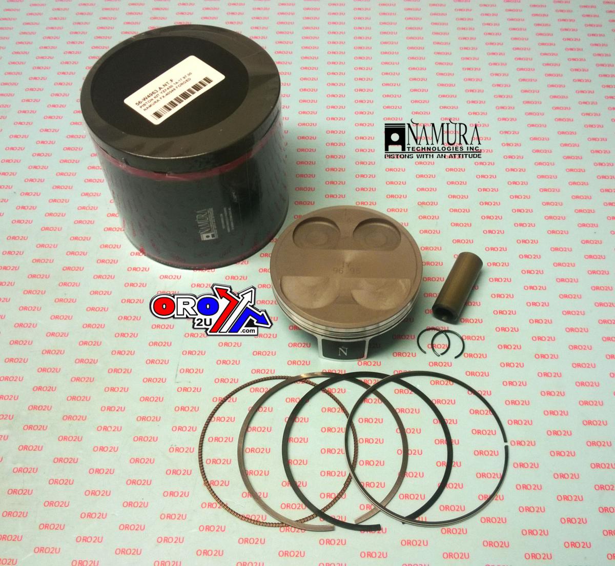 NAMURA 97mm FORGED PISTON KIT A YAMAHA YZ450F 14-18, WR450F 16-18, YZ450FX 16-18