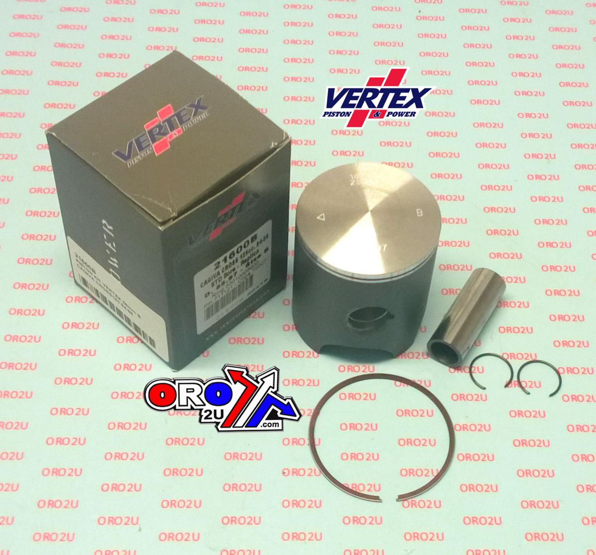PISTON KIT VERTEX 56 A CAGIVA CROSS 125 84-88, VERTEX 21600A