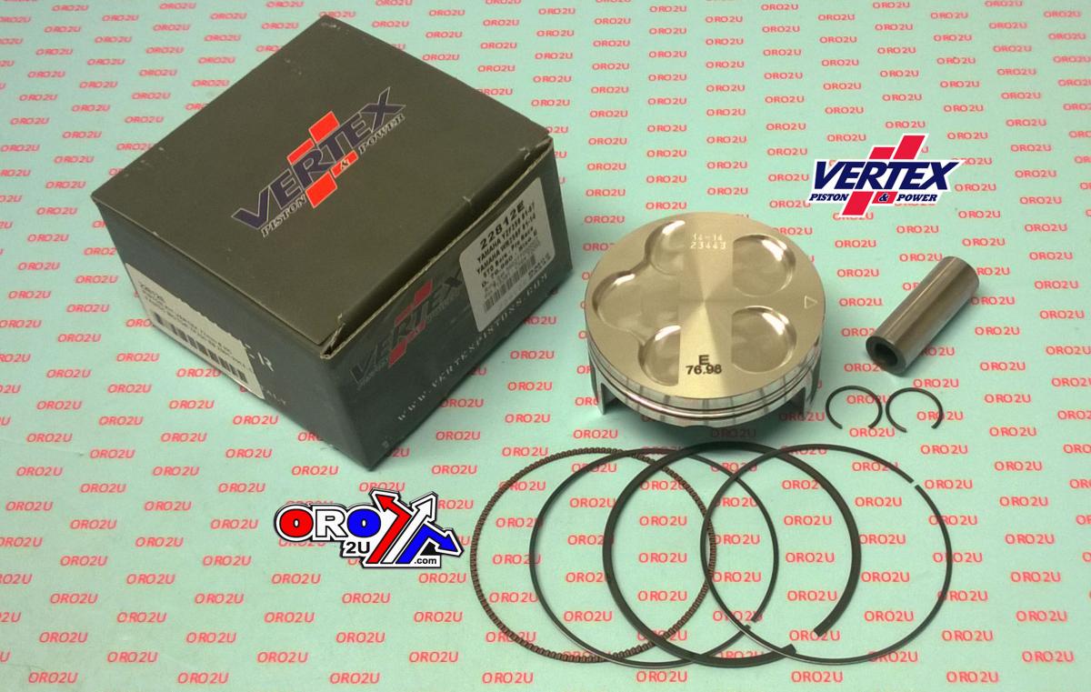 PISTON KIT VERTEX 77.0 C YAMAHA YZ/WR 250 01-14, VERTEX 22812C 13,5:1