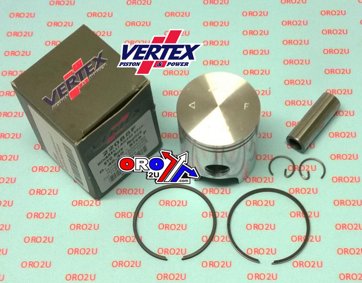 PISTON KIT VERTEX 40.3 E HM MOTO CRE50 95-04, VERTEX 22088E SCOOTER AM345 50CC