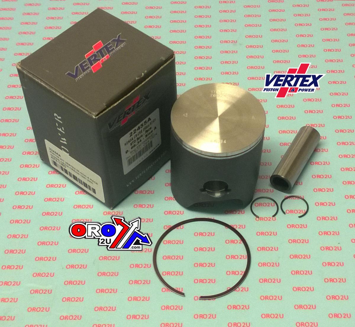 PISTON KIT VERTEX 66.4 D HONDA CR250 97-01 RACE, VERTEX 22455D