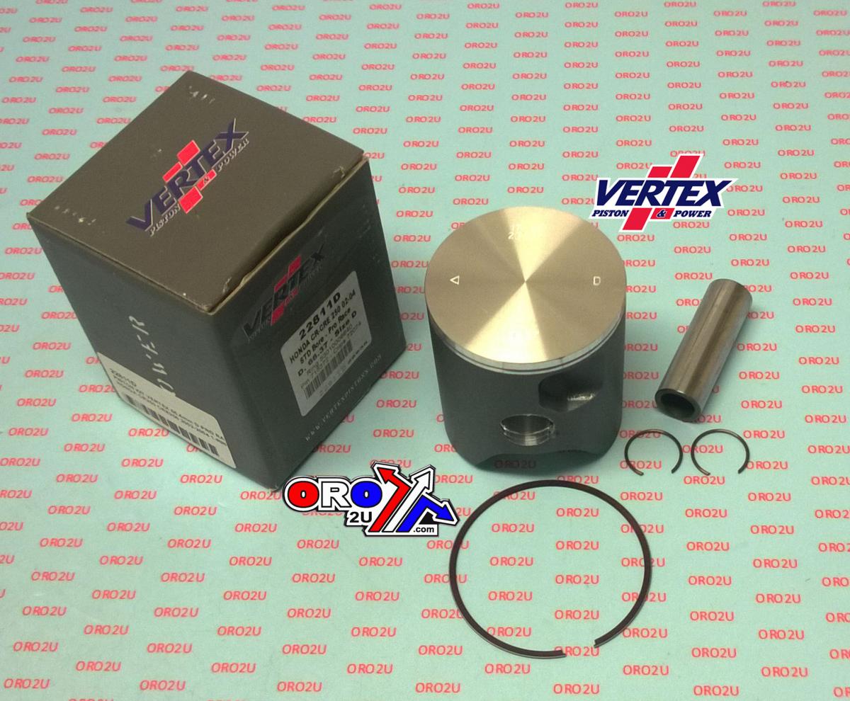 PISTON KIT VERTEX 66.4 C HONDA CR250 02-04 PRO RACE, VERTEX 22811C SINGLE RING