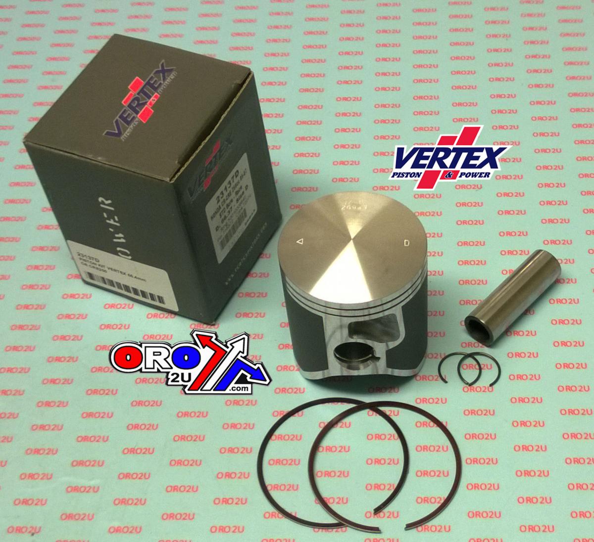 PISTON KIT VERTEX 66.4 C HONDA CR 250 05-07 RACE, VERTEX 23137C