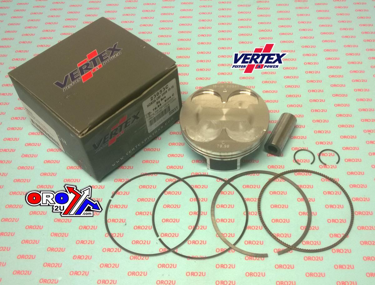 PISTON KIT VERTEX 80.0 B HONDA CRF 250 10-17, OS+3.20 BIG BORE COMPR 13,3:1