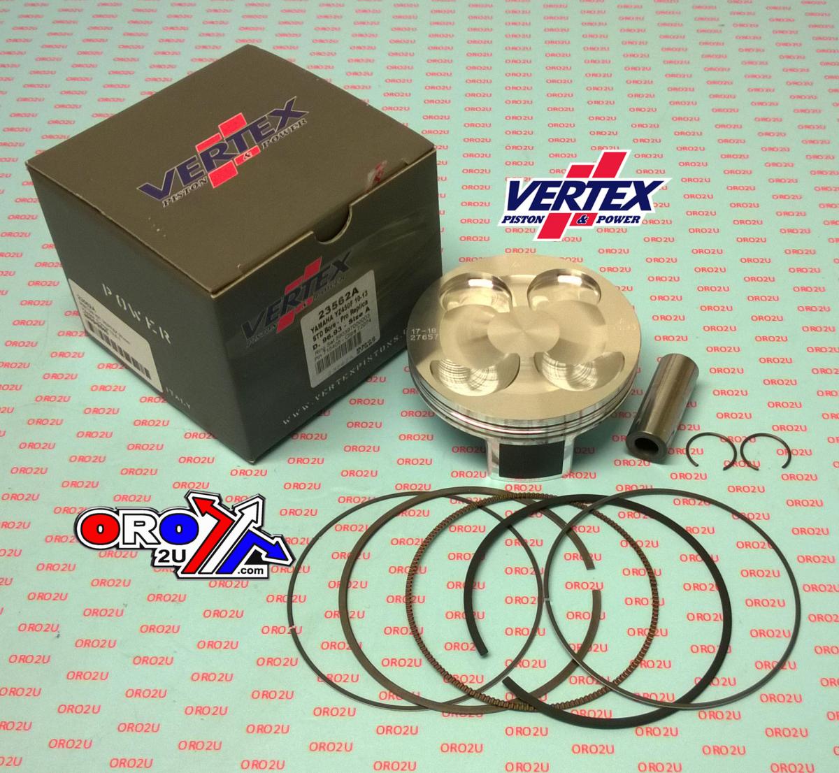 PISTON KIT VERTEX 99.0 B HONDA CRF 450 R 02-17, OS+3.00 BIG BORE XL COMPR 12,0:1