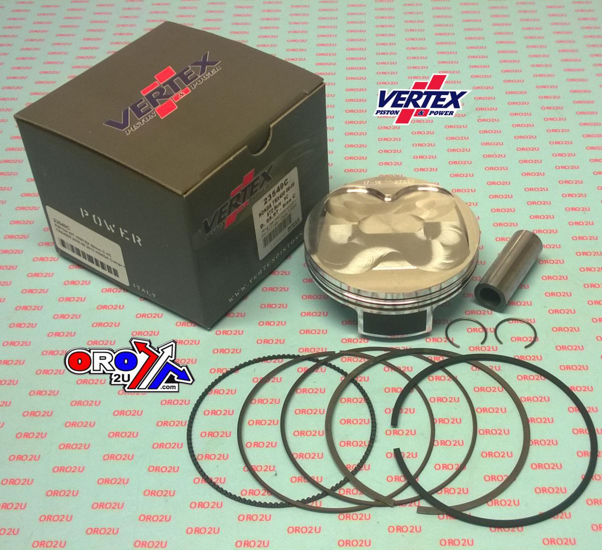 PISTON KIT VERTEX 96.0 A HC HONDA TRX 450 06-09/13, VERTEX 23549A HC COMP 13,5:1