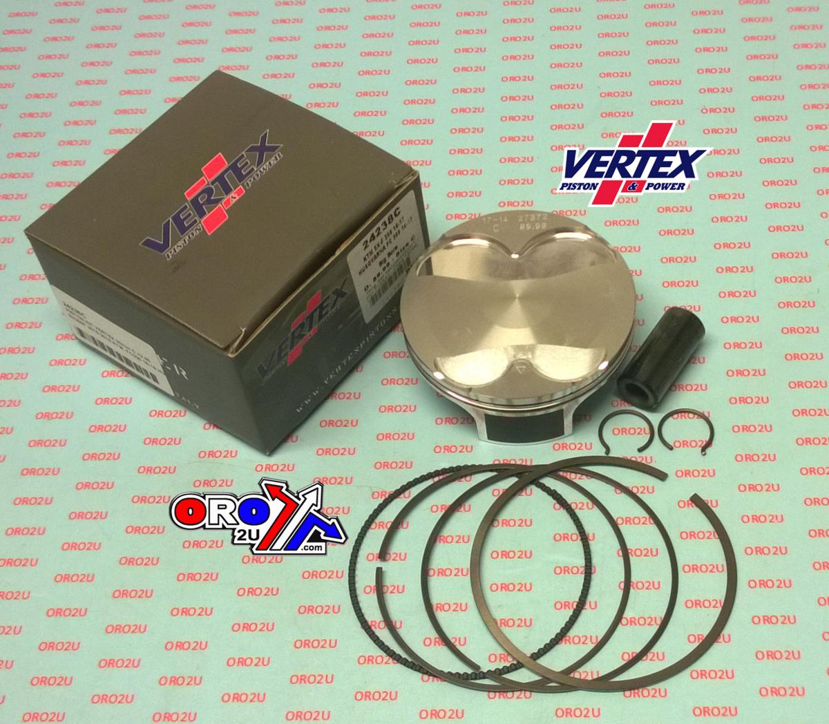 PISTON KIT VERTEX 24238A 90.0 A KTM SX/EXC 350 16-22, OS+2:00 BIG BORE GAS GAS