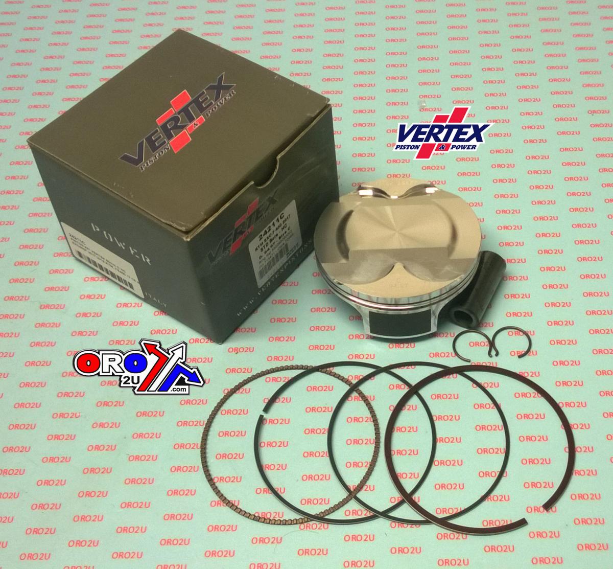 PISTON KIT VERTEX 24211C 95.0 C HC KTM EXC 450 17-22, HUSKY FE HC COMPR 12,8.1