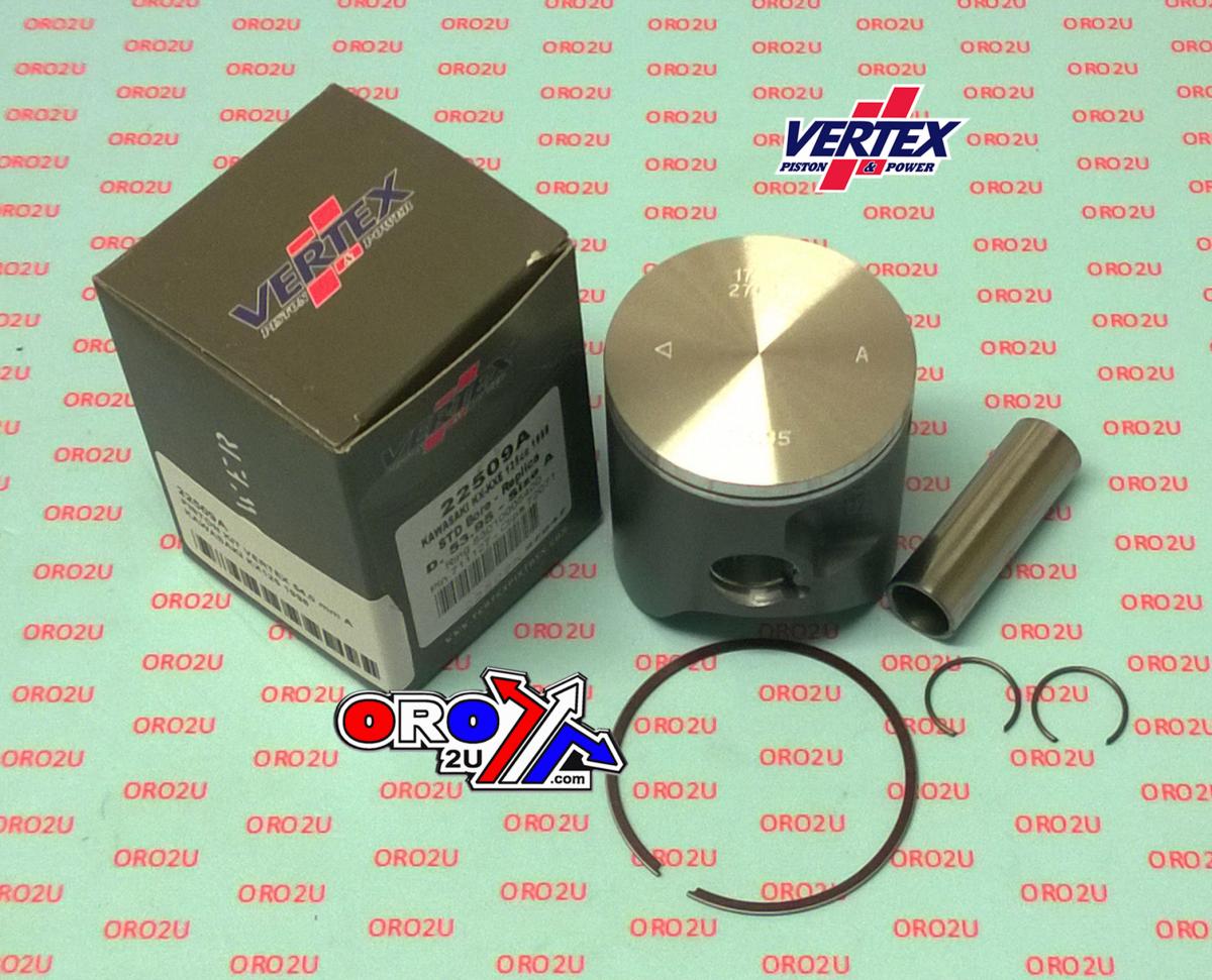 PISTON KIT VERTEX 54.0 A KAWASAKI KX125 1998, VERTEX 22509A