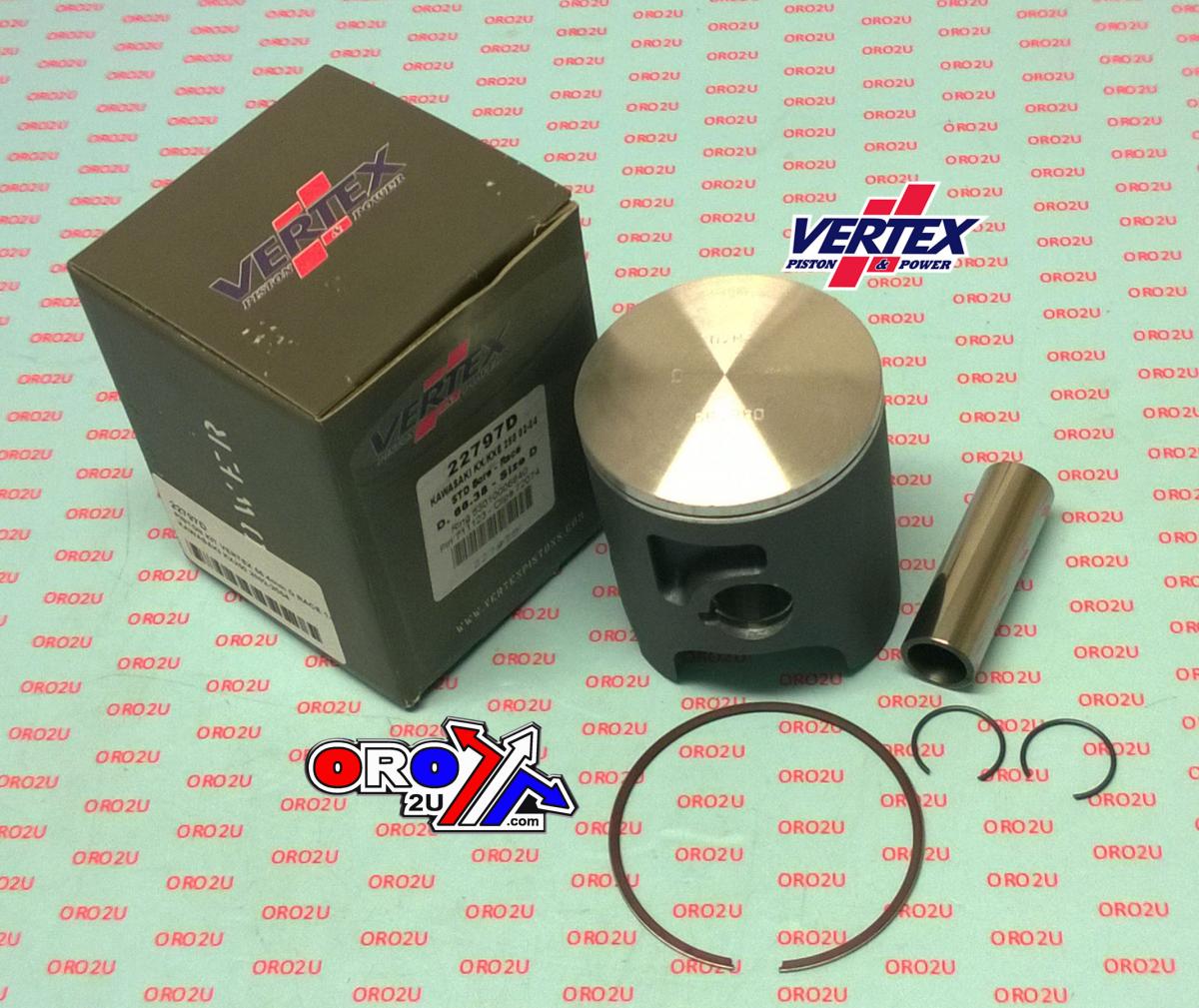 PISTON KIT VERTEX 66.4 A KAWASAKI KX250 02-04 RACE, VERTEX 22797A SINGLE RING