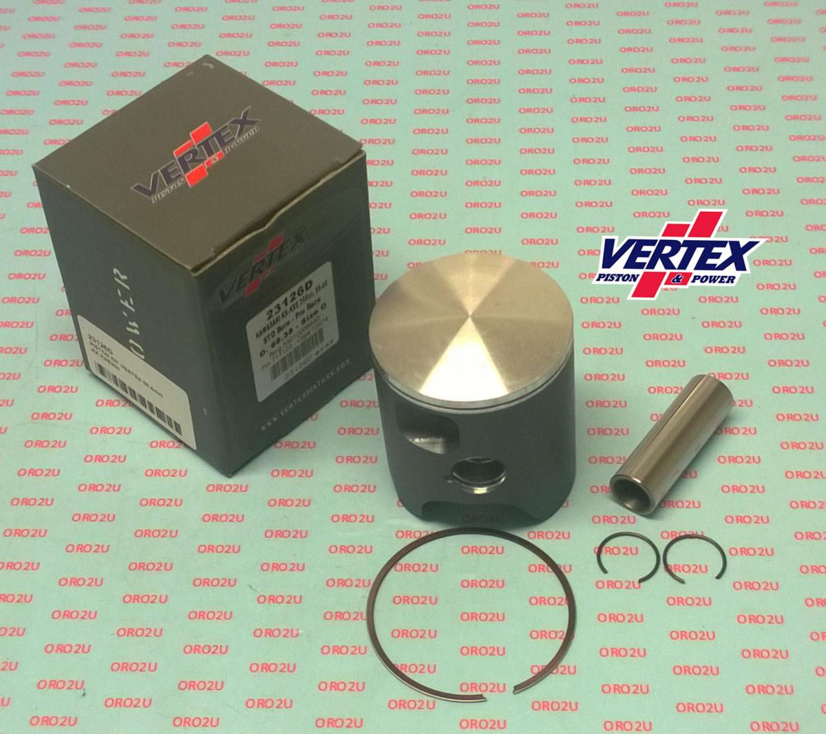 PISTON KIT VERTEX 66.4 B KAW KX 250 05-08 PRO RACE, VERTEX 23126B
