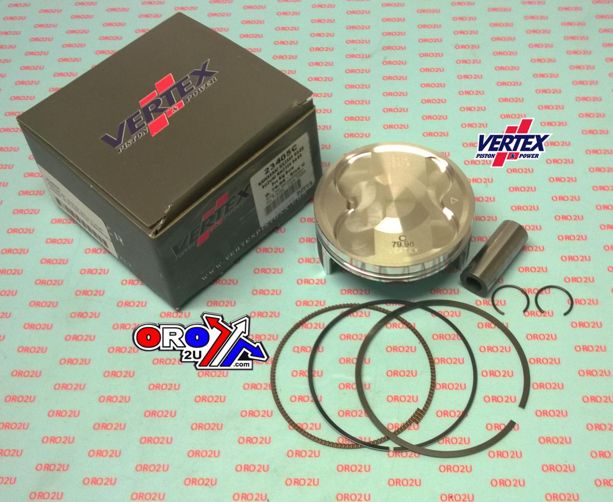 PISTON KIT VERTEX 80.0 C KAWASAKI KXF 250 04-09, SUZUKI RMZ 250 +3.00 BIG BORE