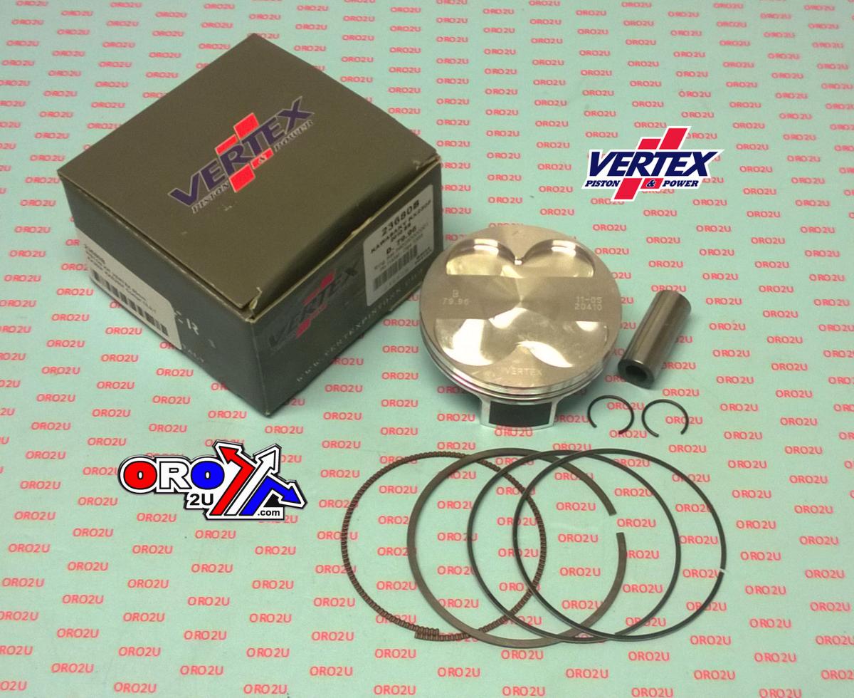 PISTON KIT VERTEX 80.0 B KAWASAKI KX 250 2010, OS+3.00 BIG BORE COMPR 13,2:1