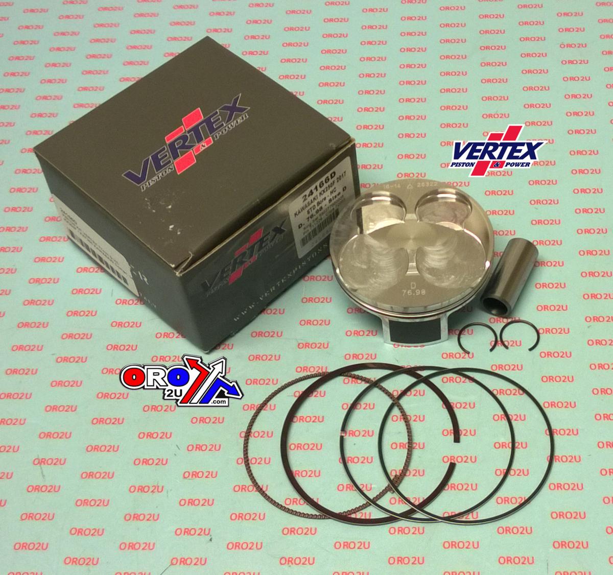 PISTON KIT VERTEX 77.0 B HC KAWASAKI KXF 250 2017, VERTEX 24166B HC COMPR 14,7:1