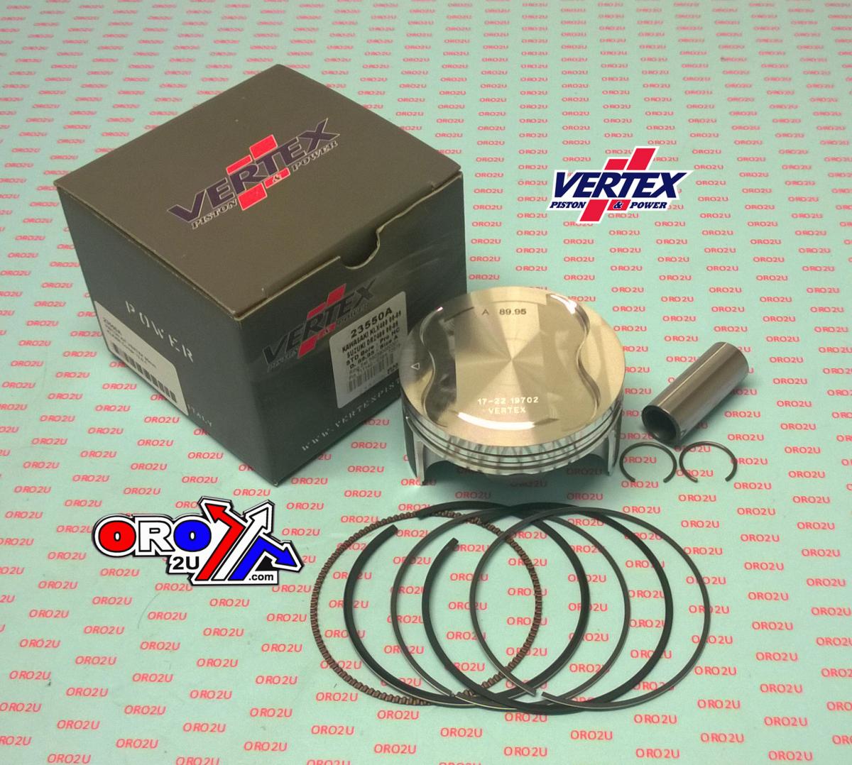 PISTON KIT VERTEX 90.0 B HC SUZUKI DRZ 400 00-09, VERTEX 23550B HC COMPR 13,5:1