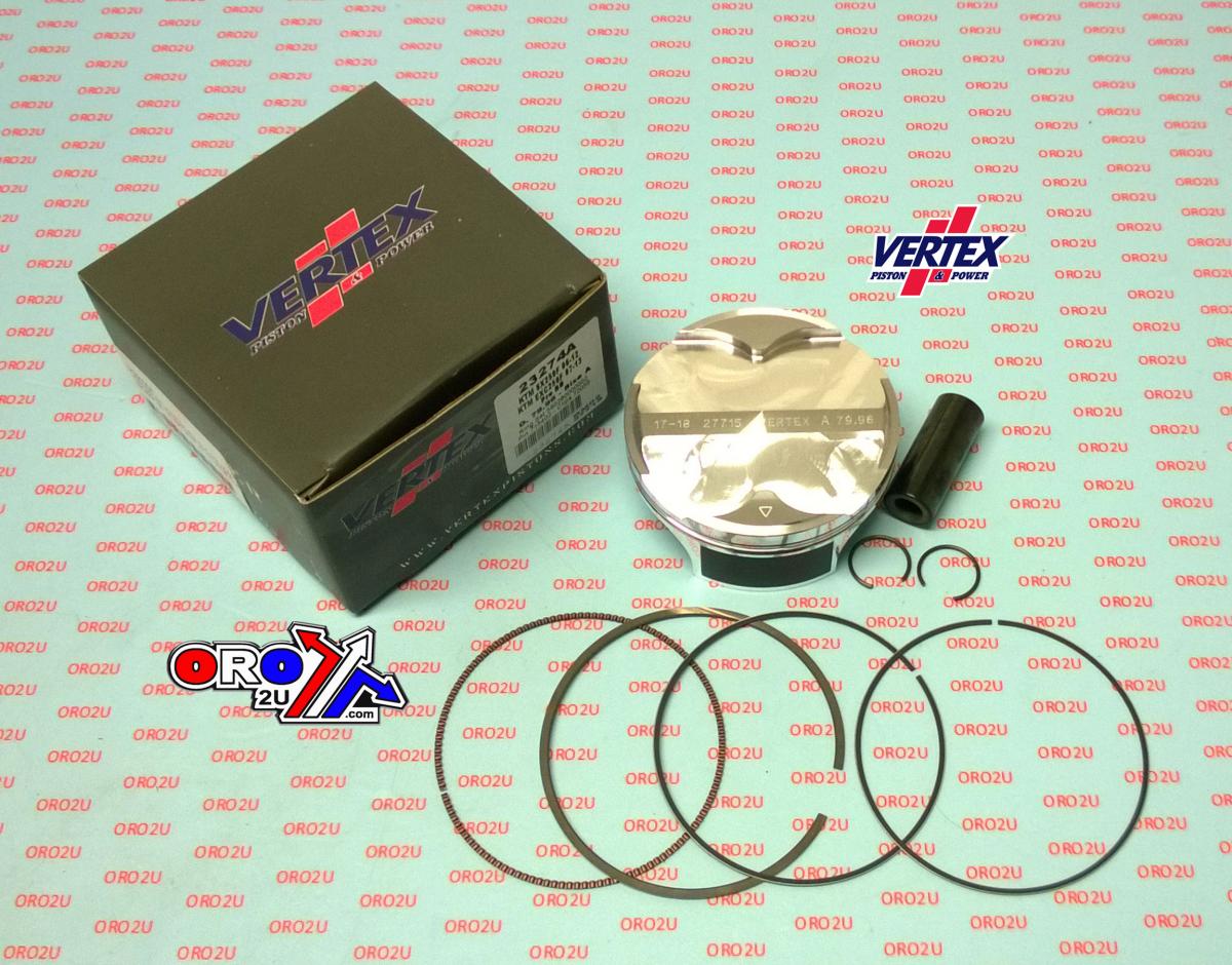 PISTON KIT VERTEX 80.0 C KTM SX/EXC 250 06-13, OS +4.00 BIG BORE COMPR 13,3:1