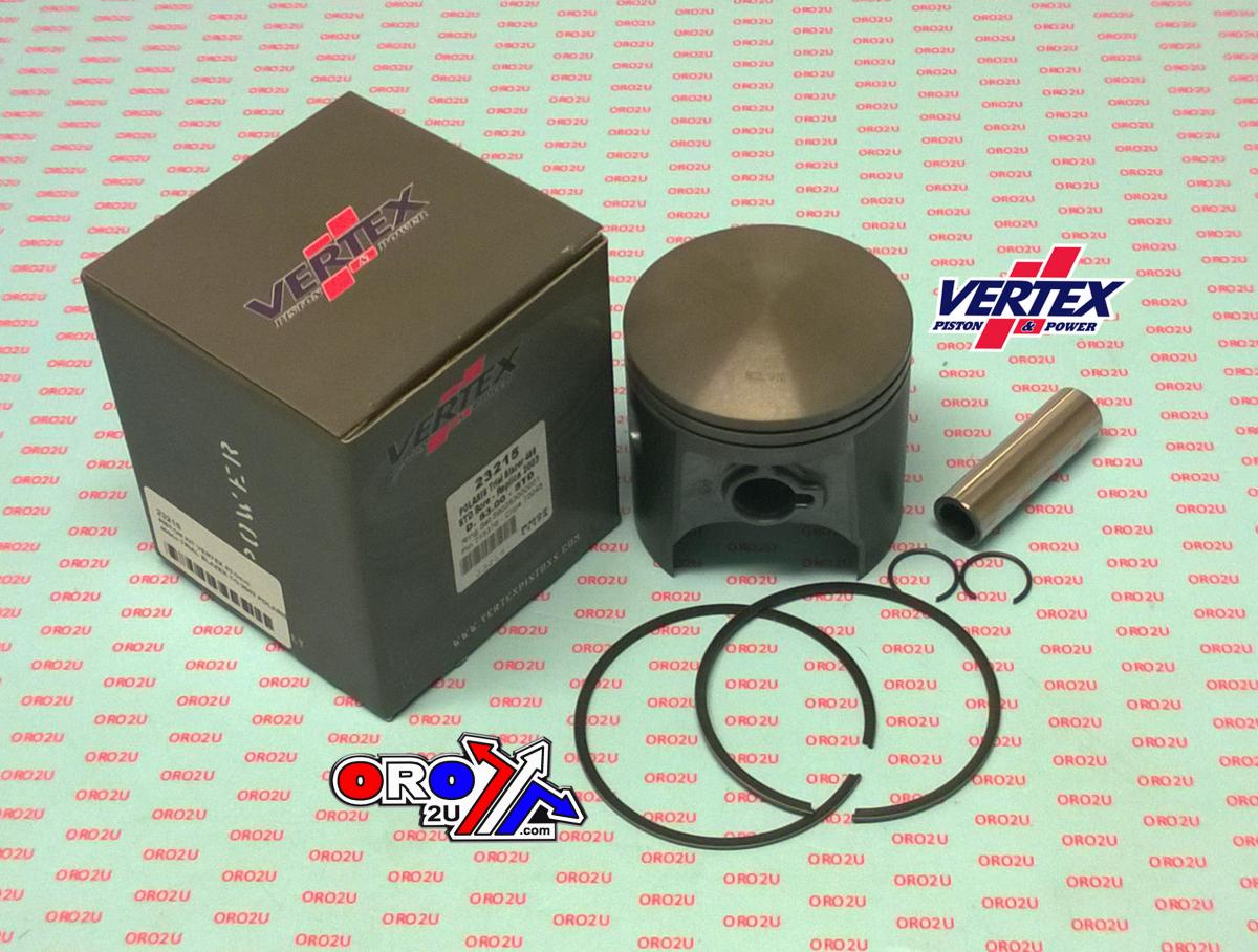 PISTON KIT VERTEX 85.0 POLARIS 400 ATV >03, VERTEX 23215200 OS +2.00 TRAILBLAZER