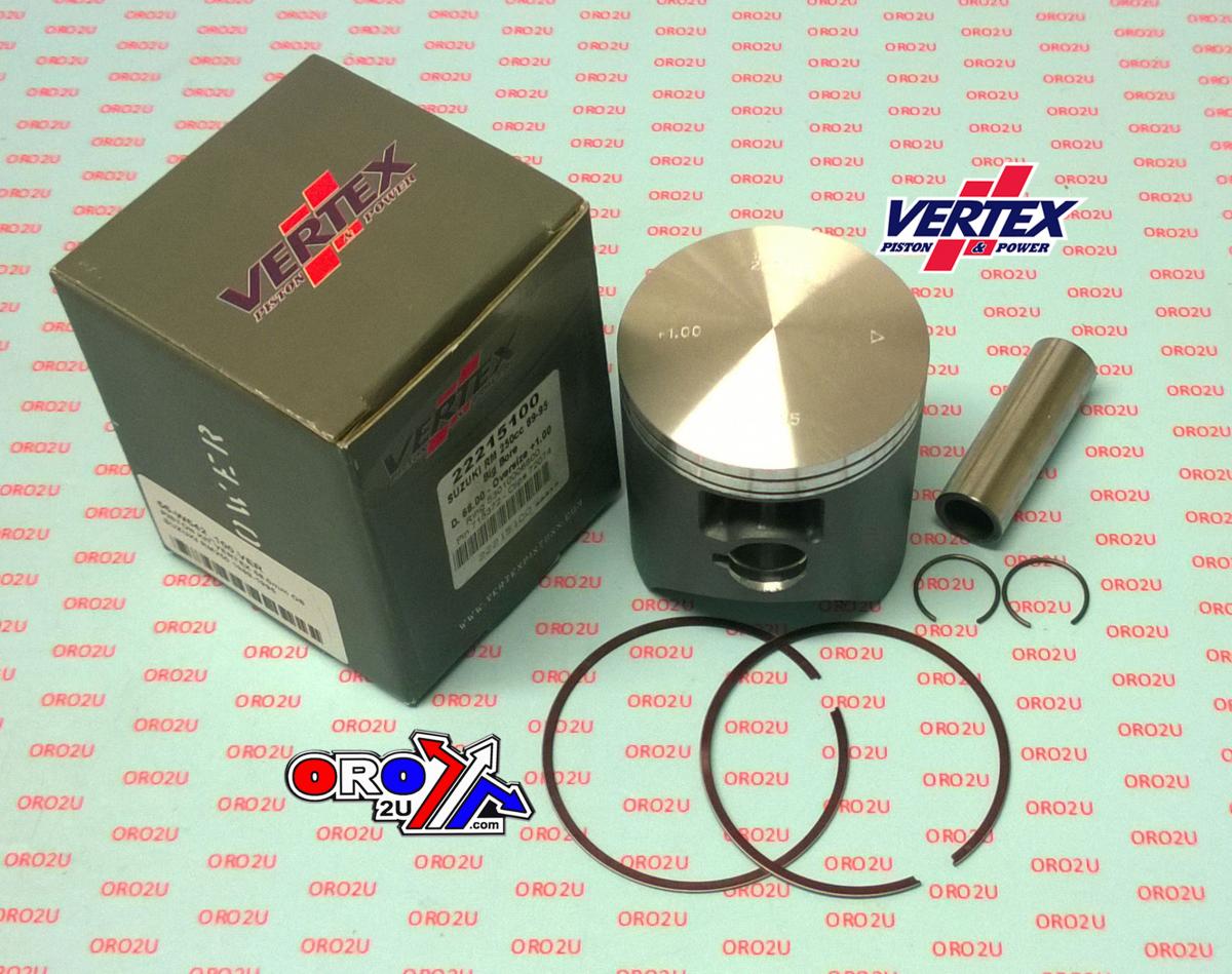 VERTEX 67mm PISTON KIT C, SUZUKI RM250 1989-1995, RMX250 1989-1999