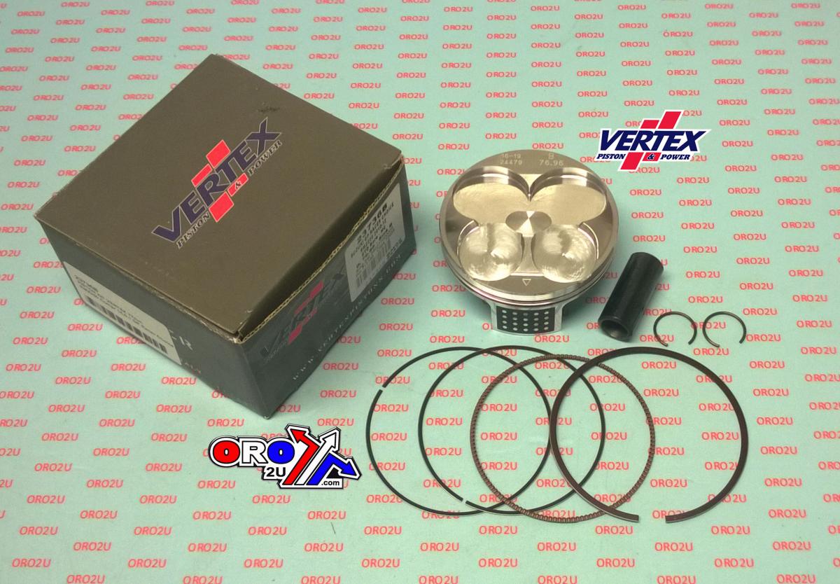 PISTON KIT VERTEX 77.0 C GP SUZUKI RMX 250 10-12, VERTEX 23736C HC COMPR 14,0:1