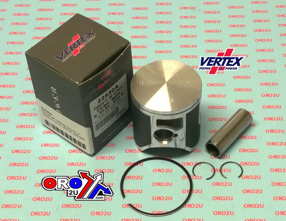 PISTON KIT VERTEX 54.5 YAMAHA YZ125 98-01, VERTEX 22520050 OS +0.50