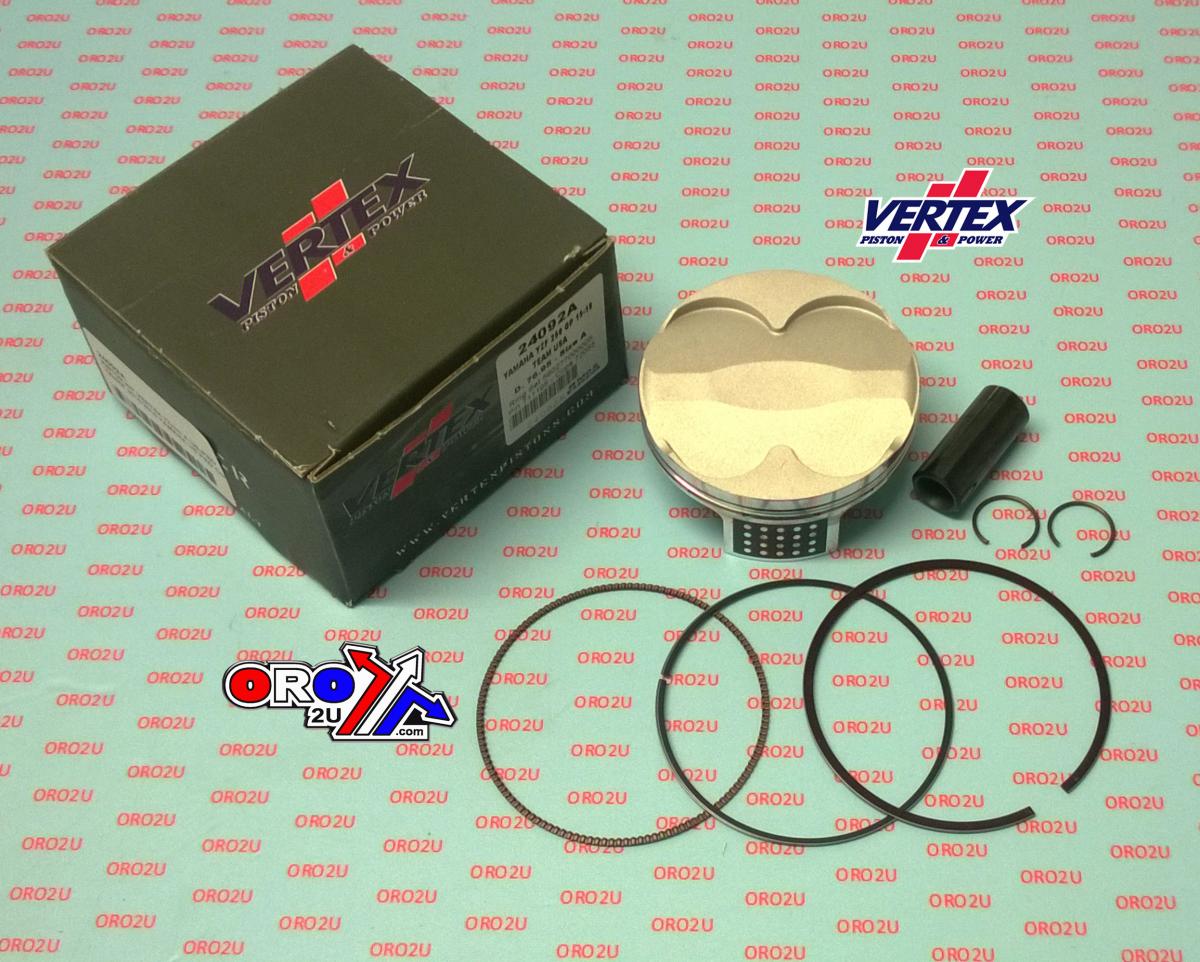 PISTON KIT VERTEX 24092A 77.0 A HC YAMAHA YZ 250 15-18, US-PRO HC COMPR 13,8:1