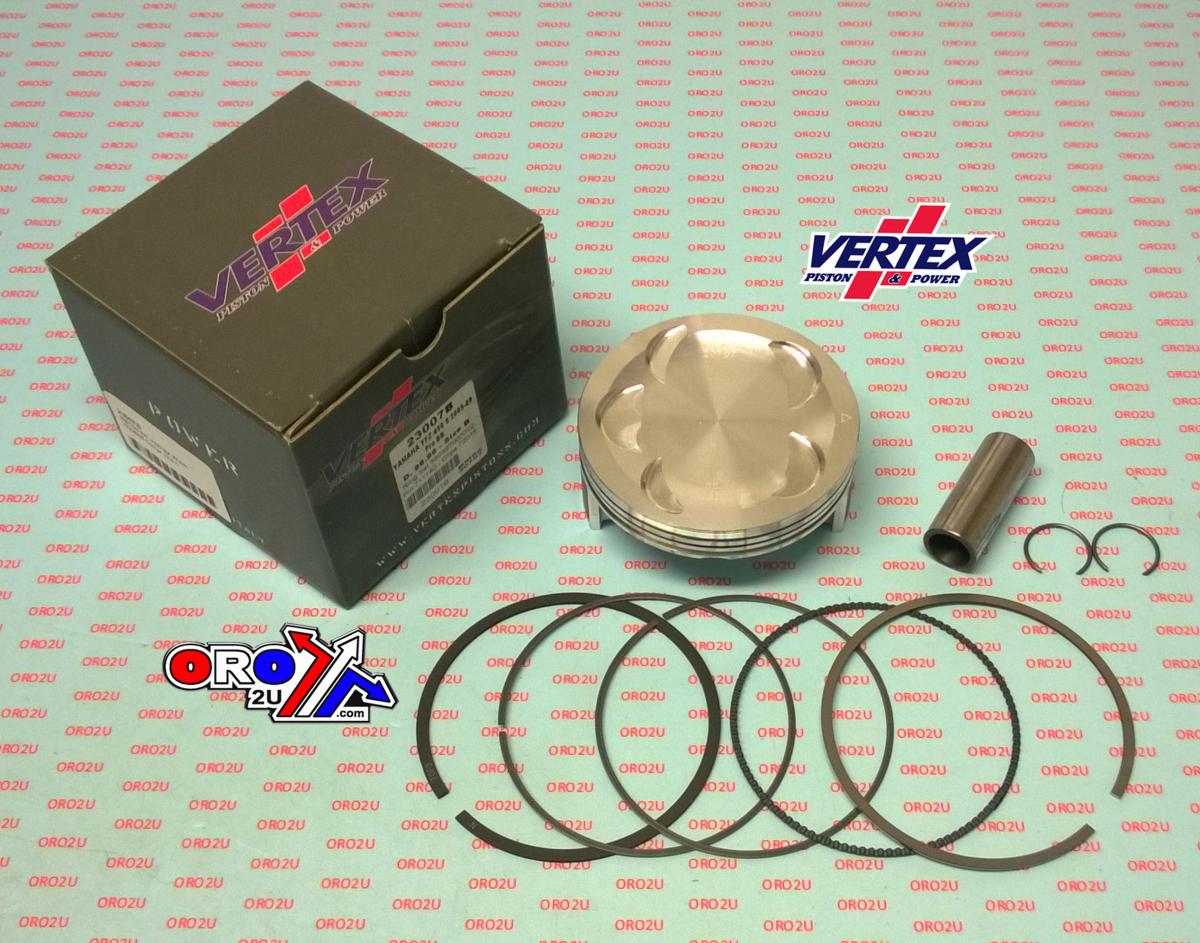 PISTON KIT VERTEX 97.0 B YAMAHA YFZ 450 04-09, OS +2.00 COMPR 12,0:1 BIG BORE