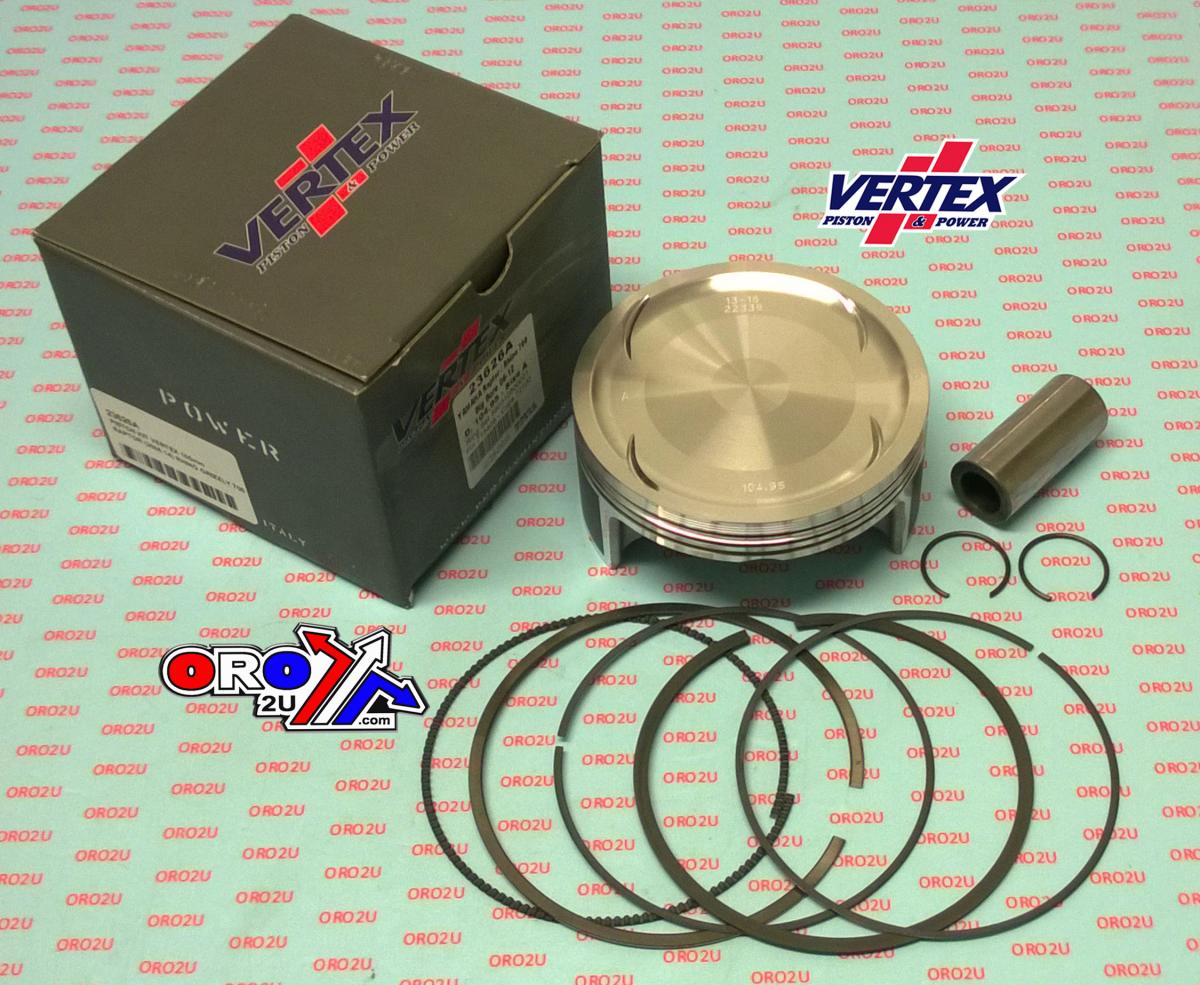 PISTON KIT VERTEX 105.0 B YAMAHA 700 ATV/UTV 06-14, 23626B OS+3.00 BIG BORE