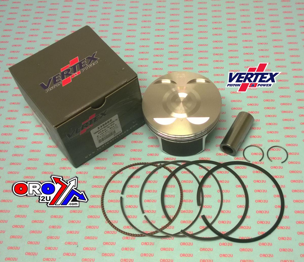 PISTON KIT VERTEX 102.0 C HC YAMAHA RAPTOR 700 14-17, VERTEX 23966C COMP 11,0:1