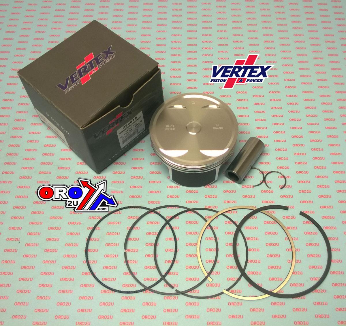 PISTON KIT VERTEX 105.0 C YAMAHA GRIZZLY 700 14-15, 23967C OS+3:00 BIG BORE
