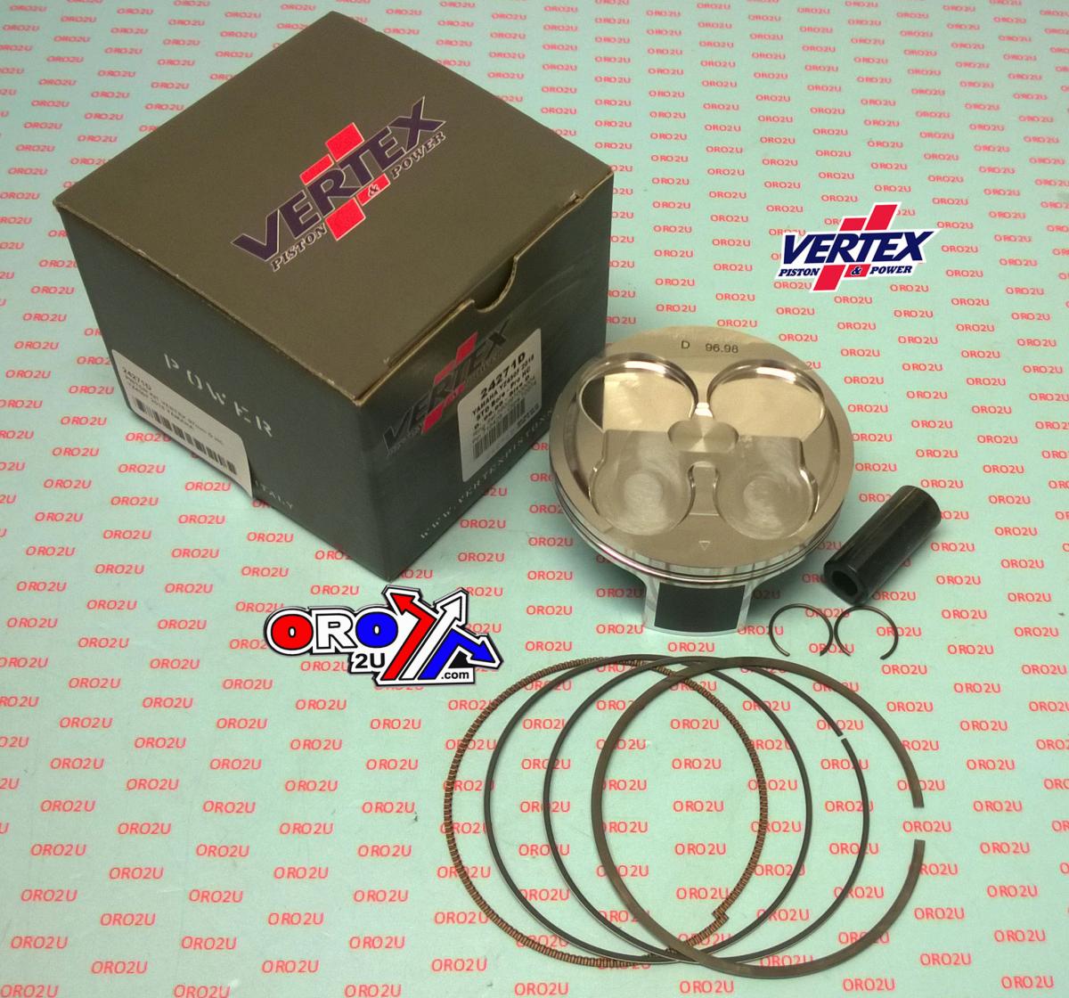 PISTON KIT VERTEX 24271D 97.0 D HC YAMAHA YZ/WR 450 18-20, HC COMPR 13,8:1