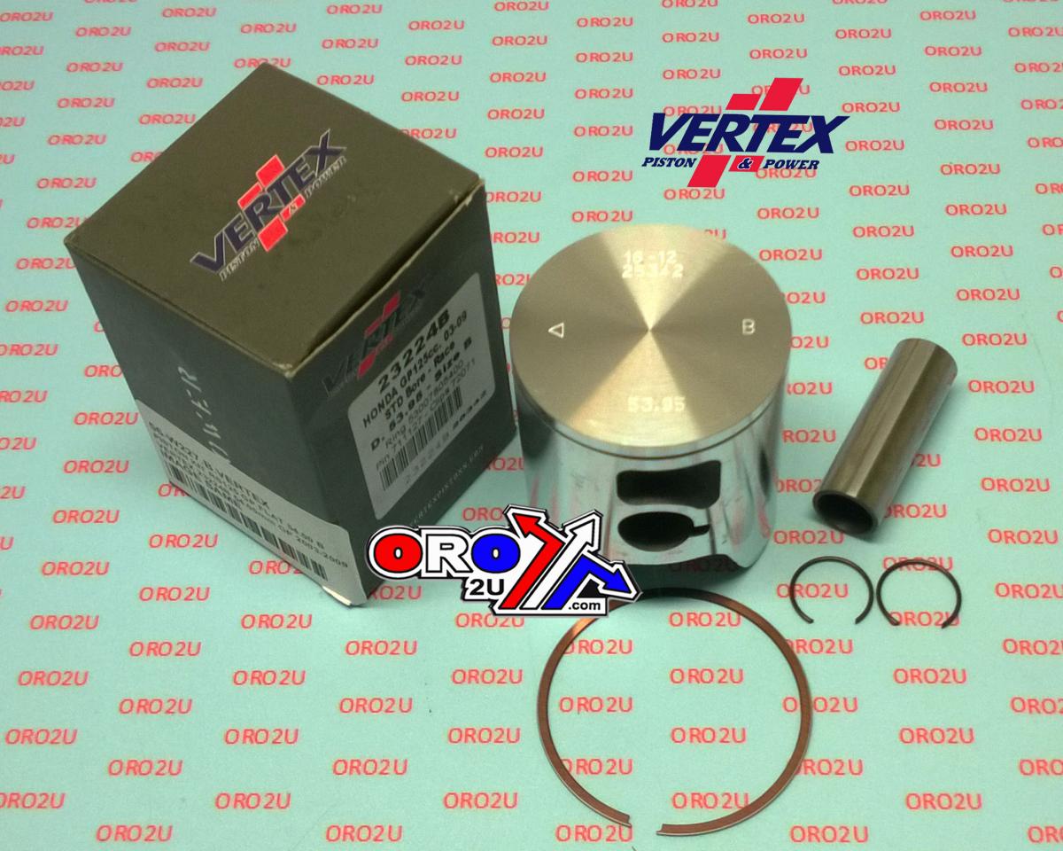 VERTEX 54mm PISTON KIT A, HONDA GP125 2003-2009, FLAT TOP