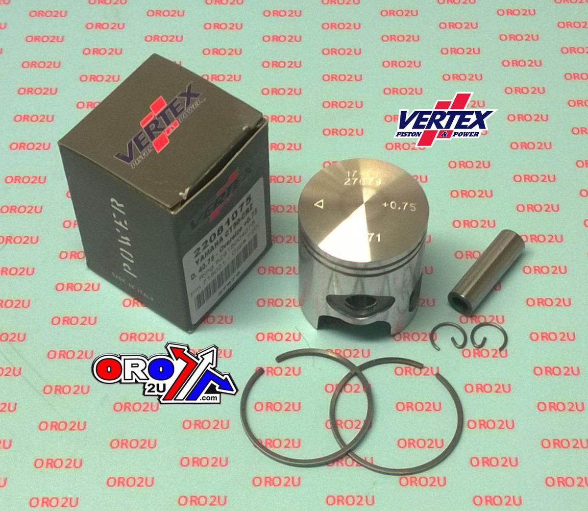 PISTON KIT VERTEX 40.50 CT50S BREEZE CRZ, VERTEX 22081050 YAMAHA 50CC OS +0.50