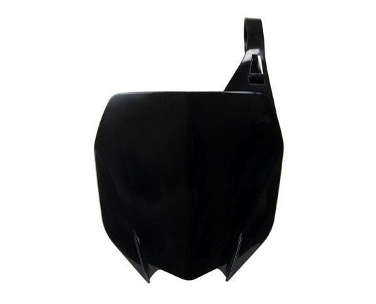 R-TECH BLACK FRONT NUMBER BOARD YAMAHA YZ250F 2019-2023, YZ450F 2018-2022