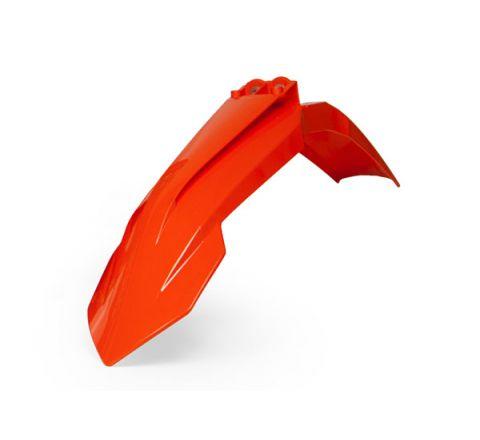 R-TECH NEON ORANGE FRONT FENDER KTM SX85 2018-2024, GAS GAS MC85 2021-2024