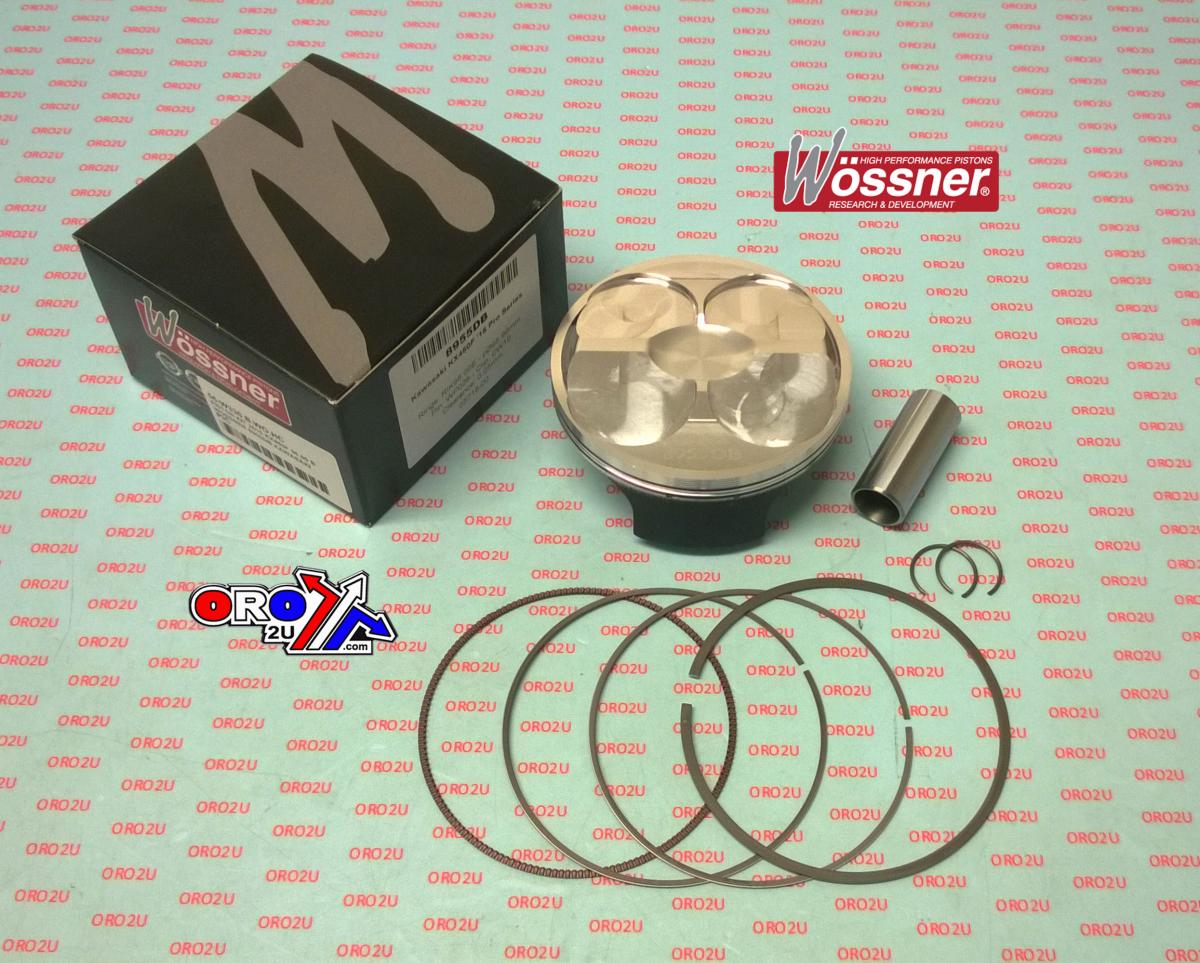 WOSSNER 96mm PISTON KIT B, KAWASAKI KX450F 2015, HIGH COMPRESSION 13.8