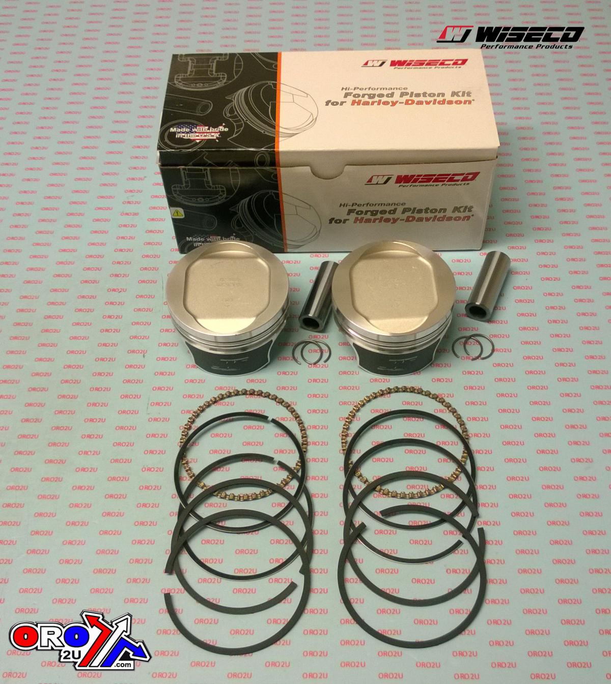 WISECO PISTON KIT P1, HARLEY DAVIDSON SPORTSTER 1200 10.:1 CR (X2)