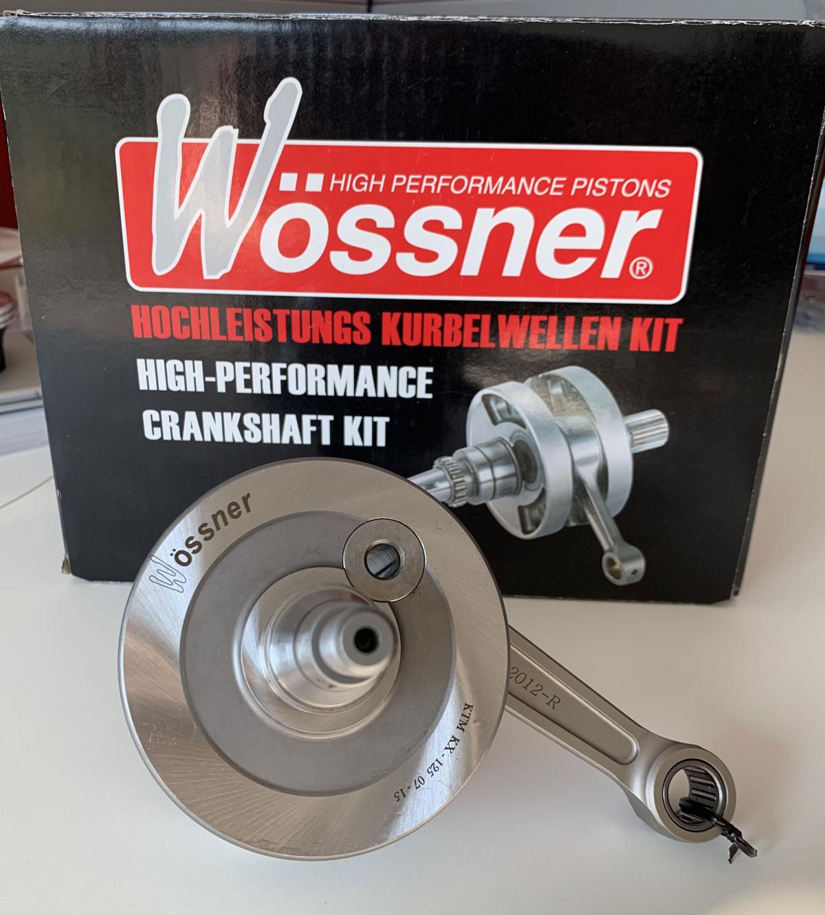 WOSSNER CRANKSHAFT ASSY  KTM SX125 16-22, HUSQ TC125 16-22, GASGAS MC125 21-22