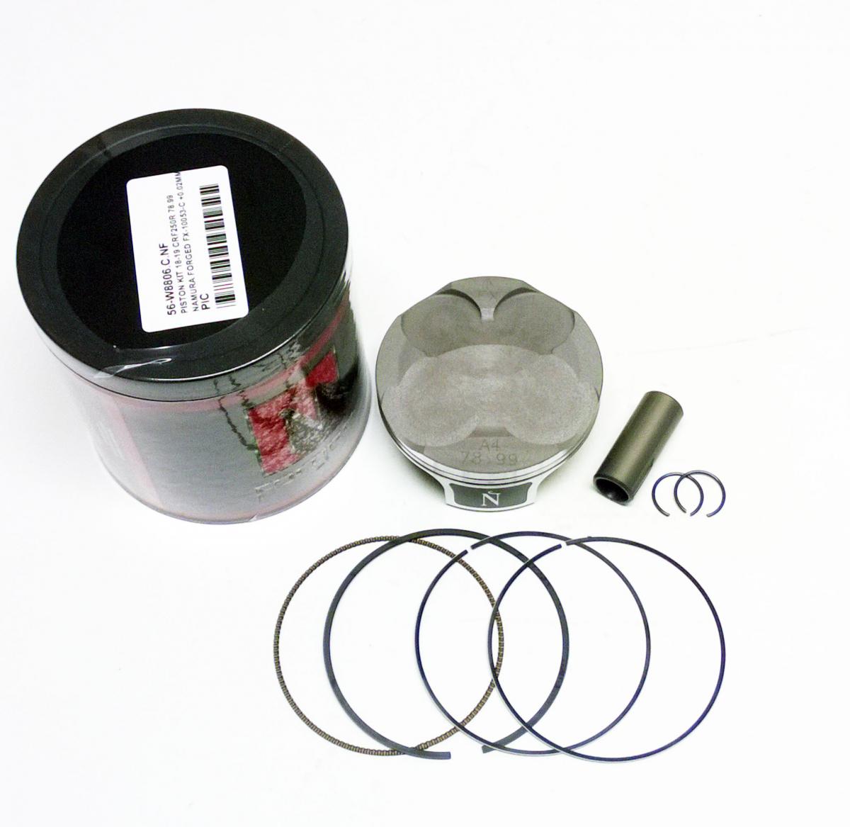 NAMURA 79mm PISTON KIT B, HONDA CRF250R 2018-2019, CRF250RX 2019-2020