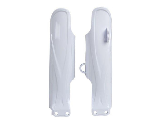 R-TECH WHITE LOWER FORK GUARDS YAMAHA YZ85 2019-2024
