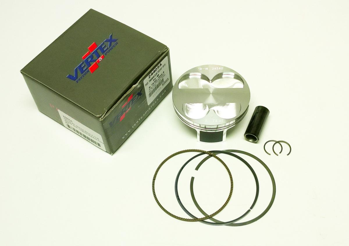 PISTON KIT VERTEX 24405A 80.0 A YAMAHA WR/YZ 250 19-22, OS+3:00 COMPR 13.8:1