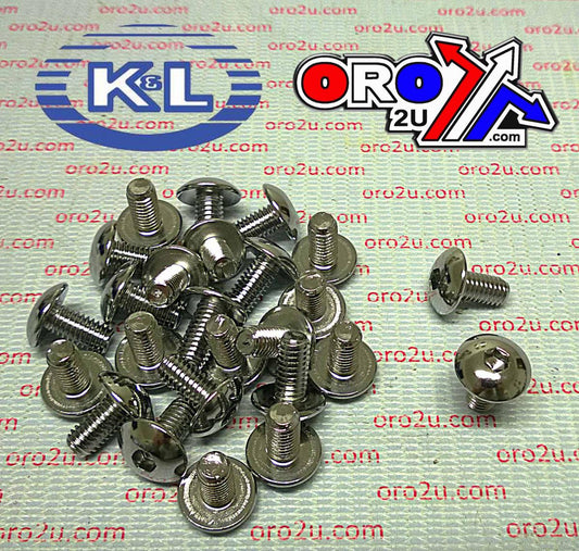 CHROME ALLEN OVAL HEAD 6x12 PACK/25, SUZUKI 4MM Key 33-7867, TOOLS ROAD