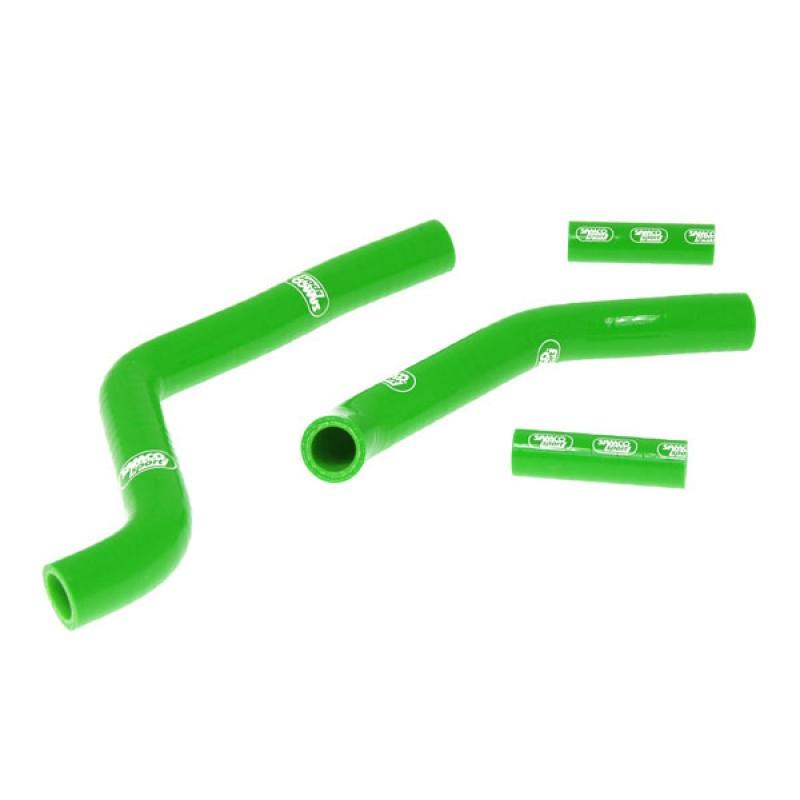 SAMCO HOSE KIT KAWASAKI KX125 2005-2012, 4 PIECE KIT, GREEN, KAW-26 GN