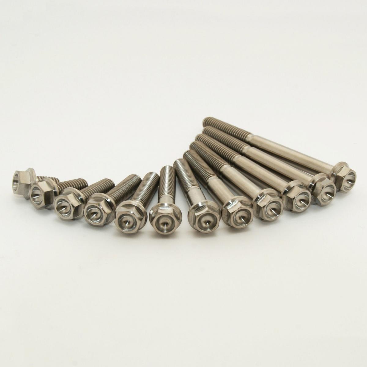 KTM HUQ 250/350 EXC-F FE 2020 TITANIUM ENGINE BOLT KIT, SCAR STIMENG250EXCF2