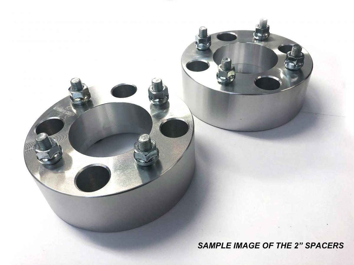 BRONCO ATV WHEEL SPACER 4x144 > 4x110 2", M10x1.25mm